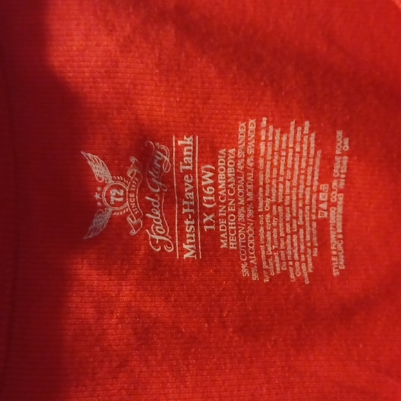 4/$20 Faded Glory Womens Sequined Tank Top Size 1x *Must Bundle for Sale… - Picture 3 of 4